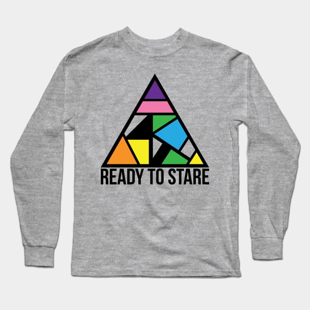 Ready to Stare - Color Logo Long Sleeve T-Shirt by Ready To Stare
